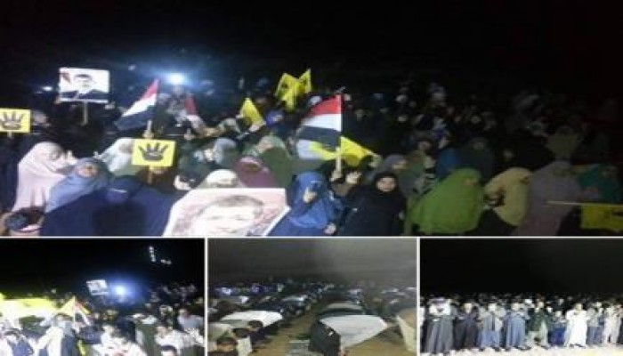 كفر الشيخ: مسيرة ليلية حاشدة بـ بلطيم ضد حكم العسكرى