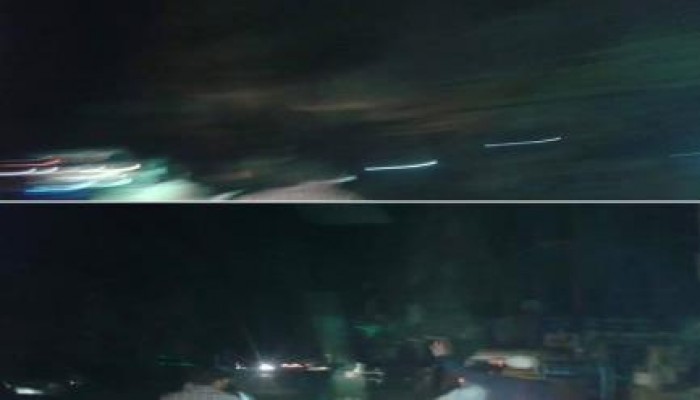 مسيرة بالدراجات البخارية وسط ظلام دامس فى مدينة الاقصر