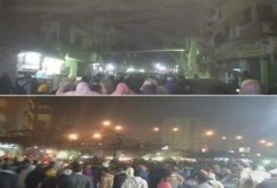 مسيرة ليلية حاشدة لـ ثوار الألف مسكن