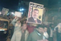 مسيرتان مسائيتان بمركز الفيوم ضمن فعاليات موجة 25 يناير