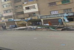 إنفجار قنبلة أمام محل يمتلكة كادر بالحزب الوطني في حلوان