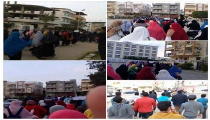 مسيرتان لثوار دمياط  ضمن فعاليات أسبوع الإصرار والتحدي