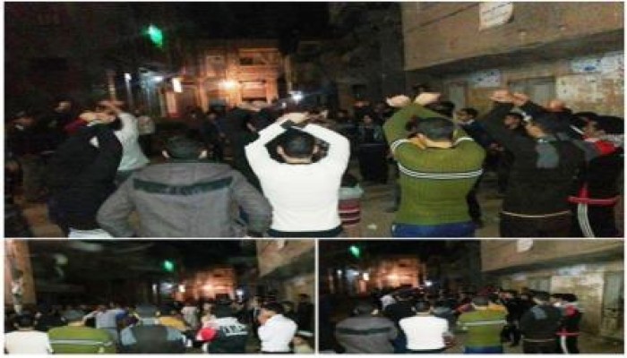 الدقهلية: مسيرة ليلية حاشدة بـ بقرية الشبول ضد حكم العسكر