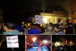 وقفة ليلية لثوار البصارطة بدمياط