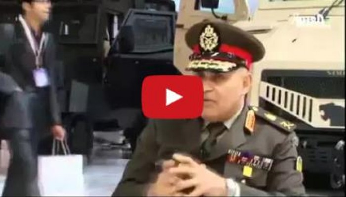 بالفيديو.. وزير دفاع الانقلاب يعترف بقتل الأبرياء
