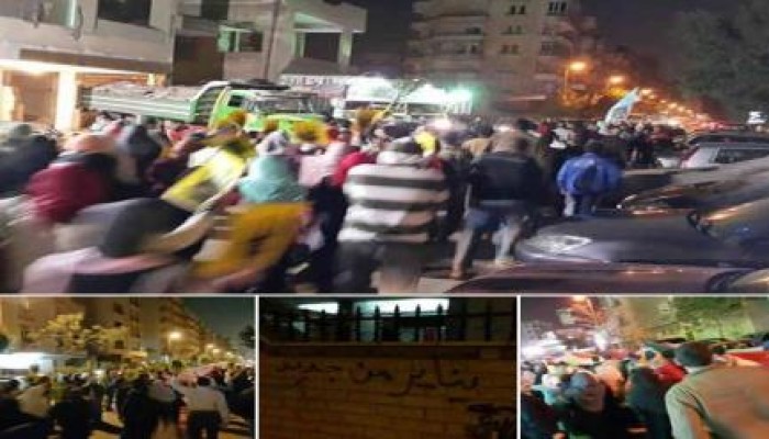 مسيرة ليلية حاشدة لثوار مدينة نصر ضمن أسبوع الإصرار والتحدى
