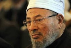 "القرضاوي" يدين إعدام "الكساسبة" ويستنكر تراخي العالم تجاه من السيسي قاتل الشعب