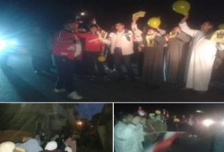 تظاهرات ليلية بـ "مراكز الدقهلية"رفضًا لحكم العسكر