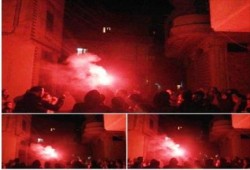 وقفة ليلية لـ شباب ضد الانقلاب بمركز المنصورة