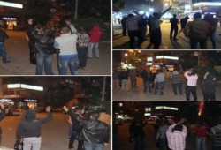 الأقصر:  وقفة لعفاريت ضد الانقلاب على بعد امتار من مديرية الامن