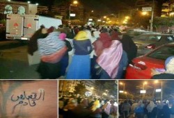 فعالية ليلية لثوار مصر الجديدة ضد حكم العسكر وعصابته