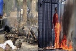 في رابعة وسوريا "الجثة المتفحمة" واحدة