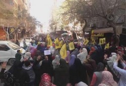 الآلاف ينتفضون في مسيرة حاشدة ضد الانقلاب العسكري بالمعادي (صور)