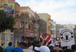 مسيرة حاشدة لثوار البصارطة بدمياط فى تدشين فعاليات جمعة رفض التفويض