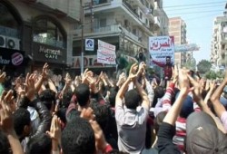 الغربية: مسيرة حاشدة بالمحلة الكبرى تهتف بإسقاط حكم العسكر