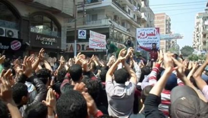الغربية: مسيرة حاشدة بالمحلة الكبرى تهتف بإسقاط حكم العسكر