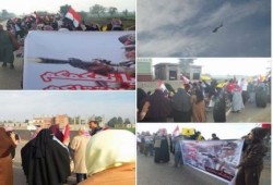 سلاسل بشرية ومسيرة لثوار كفر صقر بالشرقية ضمن جمعة " رفض تفويض القتل"