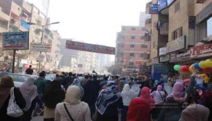 حشود مهولة من ثوار الطالبية ضد السيسي وعصابته (صور)