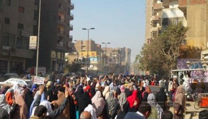 حشود ثوار الوراق تنتفض ضد الانقلاب بمسيرة ضخمة (صور)