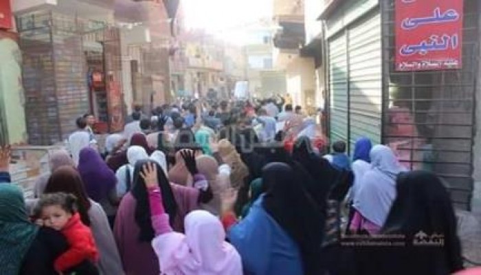 حشود ثوار البدرشين تهز شوارع المدينة رفضا للانقلاب (صور)