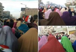 مسيرة حاشدة في بركة السبع رفضا لتفويض القاتل