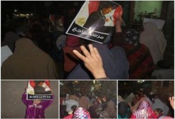 بني سويف: تظاهرة ليلية بمدينة ناصر تسخر من فشل مهزلة التفويض