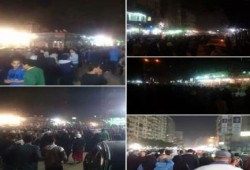 مسيره ليلية حاشدة لثوار عين شمس ضد حكم العسكر