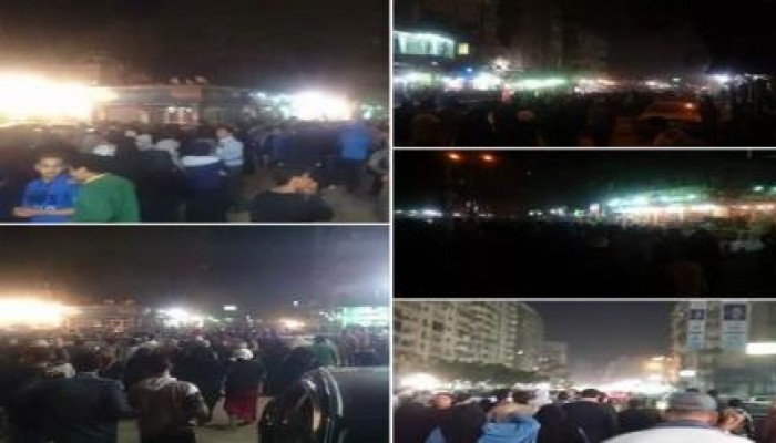 مسيره ليلية حاشدة لثوار عين شمس ضد حكم العسكر