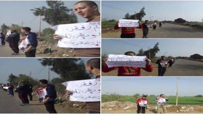 ثوار أولاد صقر يواصلون فعاليات "رفض تفويض القتل"