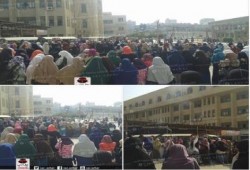 مليشيات الانقلاب تقتحم "أزهر البنات" عقب فعالية ثورية