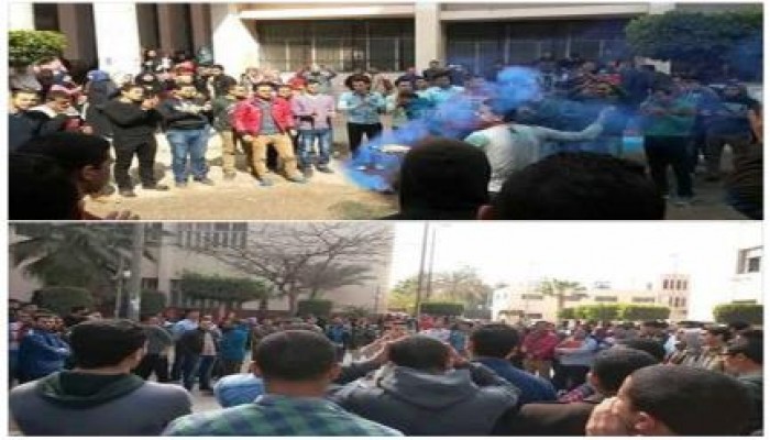 فعالية مفاجئة لـ "طلاب ضد الانقلاب" بجامعة ‫‏الزقازيق‬ بالشرقية
