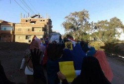 مسيرة لـ "شباب ضد الانقلاب" بكفر المنازلة ب‏دمياط‬.