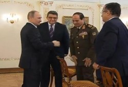لقاء السيسى وبوتين.. "إتلم المتعوس على خايب الرجا"