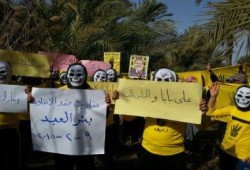 عفاريت ضد الانقلاب تنظم وقفة ببئرعبد ( سيناء ) تضامناً مع شهداء مجزرة الدفاع الجوي