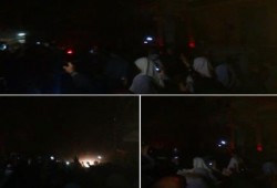 الغربية: فاعلية ليلية حاشدة بـ زفتى تنديدا بمجزرة استاد الدفاع الجوى