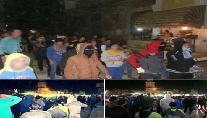 البحيرة: ثوار حوش عيسى ينتفضون بمسيرة ليلية تضامنًا مع شهداء "وايت نايتس"