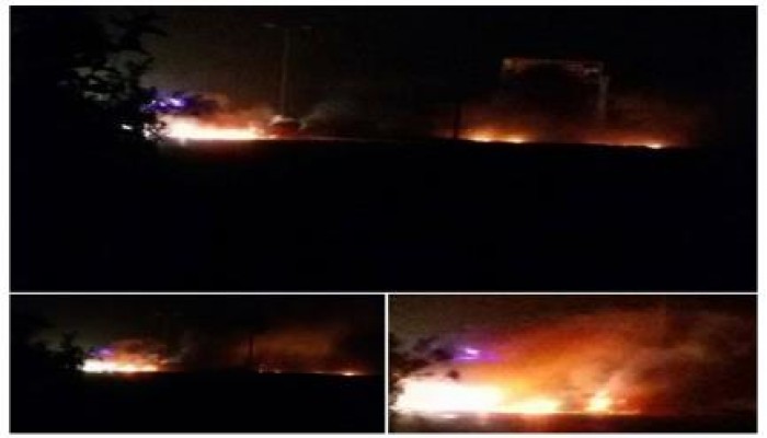 مجهولون يقطعون الطريق الدائرى بمنشأة عبد الله بالفيوم