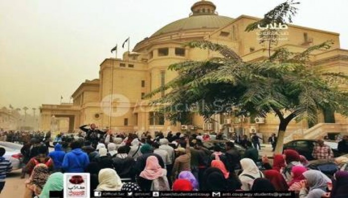 جامعات مصر تنتفض في ذكري تنحي"المخلوع"