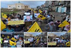 كفر الشيخ: مسيرة وسط المطر لثوار بلطيم