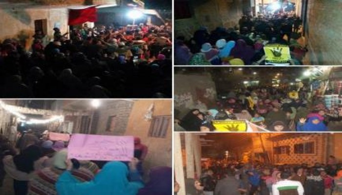 5 مسيرات ليلية ببنى سويف فى الذكرى الرابعه لتنحى مبارك