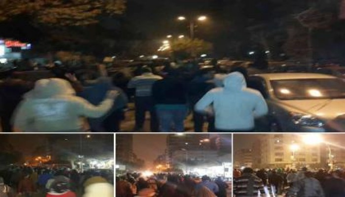 مسيرة ليلية حاشدة لثوار مدينة نصر