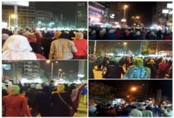 مسيرة ليلية حاشدة بالمطرية وسط تفاعل من الأهالي
