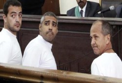 بعد الافراج عنه .. باهر يغرّد: أنا حر .. (إخلاء سبيل صحفيي الجزيرة)