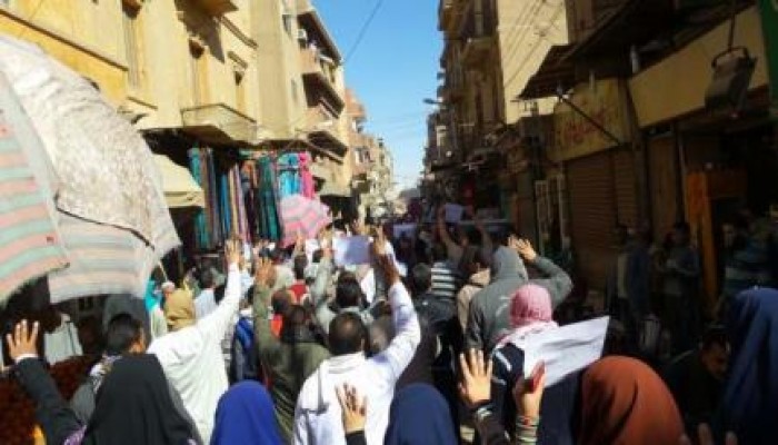 أحرار سمالوط يستهلون أسبوع يسقط حكم القتلة بمسيرة حاشدة