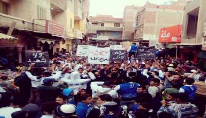 "الأولتراس" يشعل مسيرة ناهيا في جمعة " يسقط حكم القتلة"