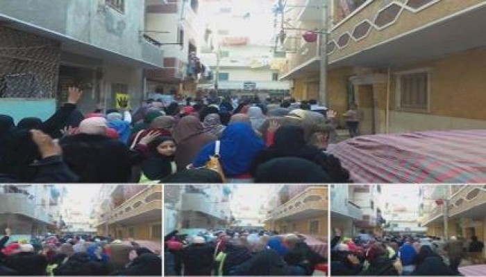 تظاهرة مناهضة للانقلاب العسكري بمحافظة  ‏المنيا