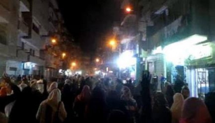 للمرة الثانية ثوار مدينة السادات ينتفضضون فى مسيرة حاشدة