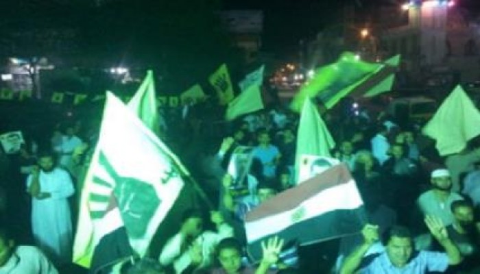 مسيرة حاشدة لثوار الخطاطبة تهتف باسقاط الانقلاب