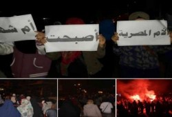 مسيرة ليلية حاشدة لحرائر مدينة نصر ضد حكم العسكر