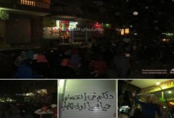 المئات من ثوار الهرم فى مسيرة مسائية ضد الإنقلاب العسكرى